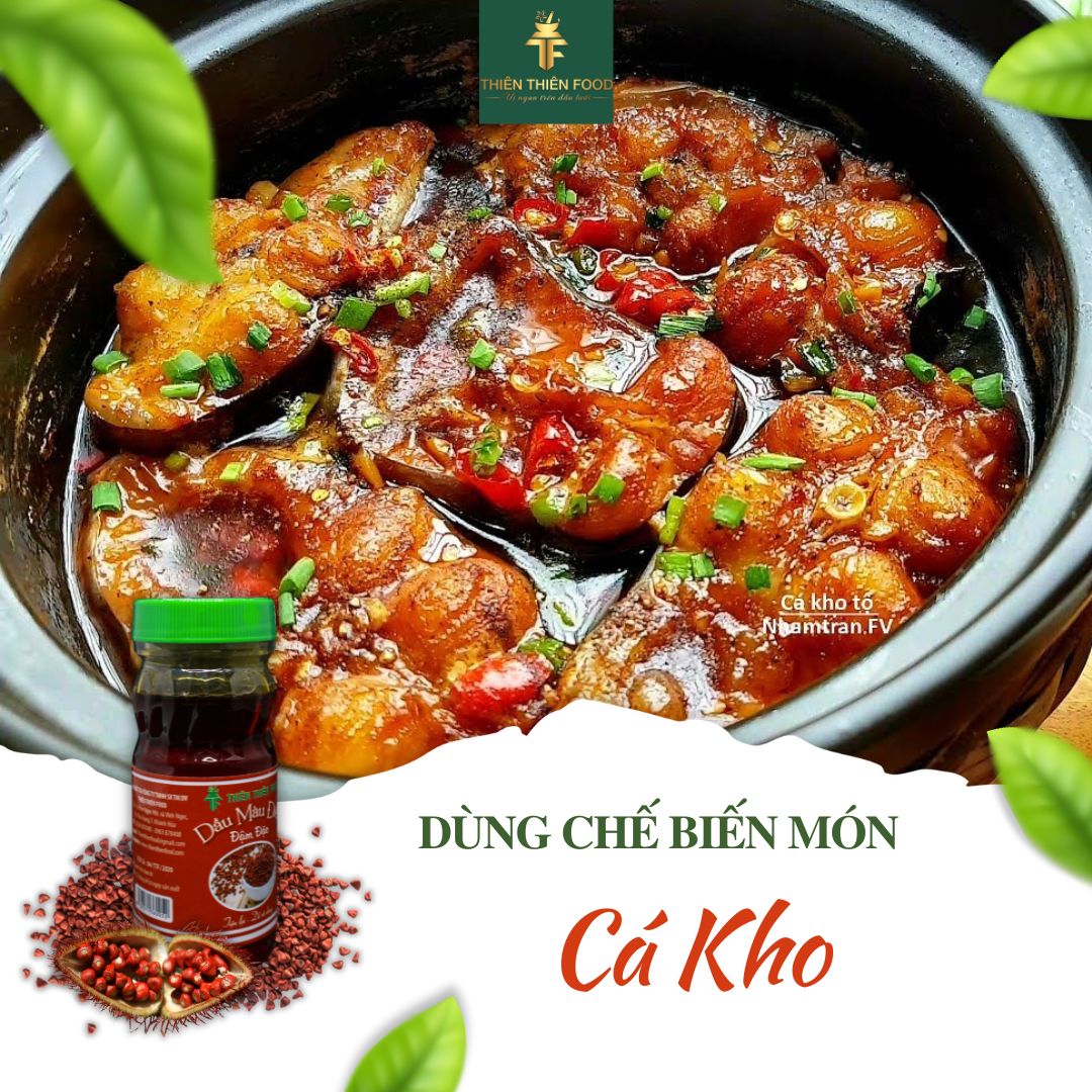 dầu màu điều giúp món ăn có màu đẹp hấp dẫn