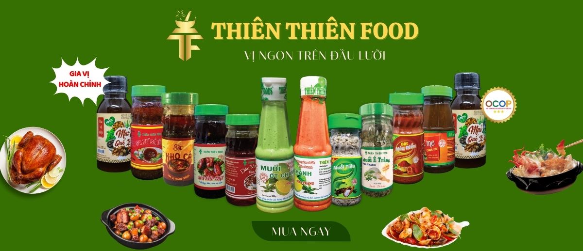 xốt gia vị hoàn chỉnh Thiên Thiên Food chất lượng, uy tín giúp nấu ăn ngon siêu gọn