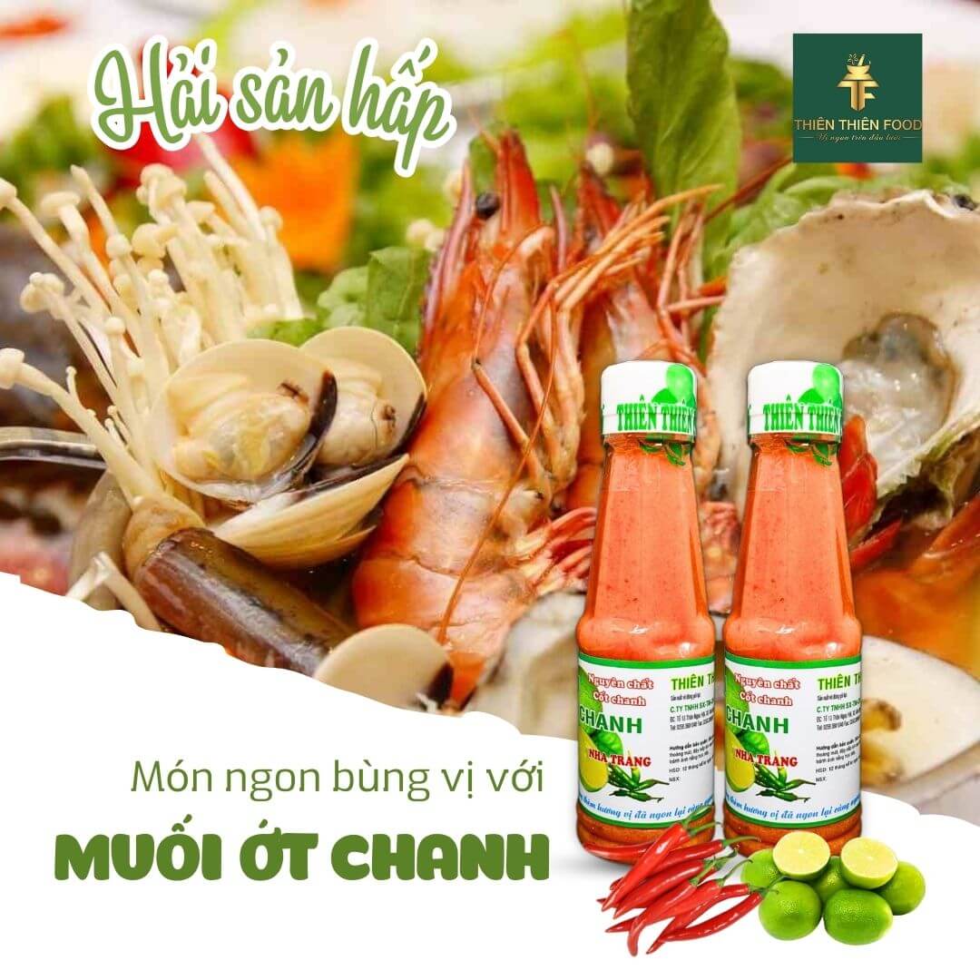 Các món ăn ngon hơn khi chấm muối ớt chanh Nha Trang
