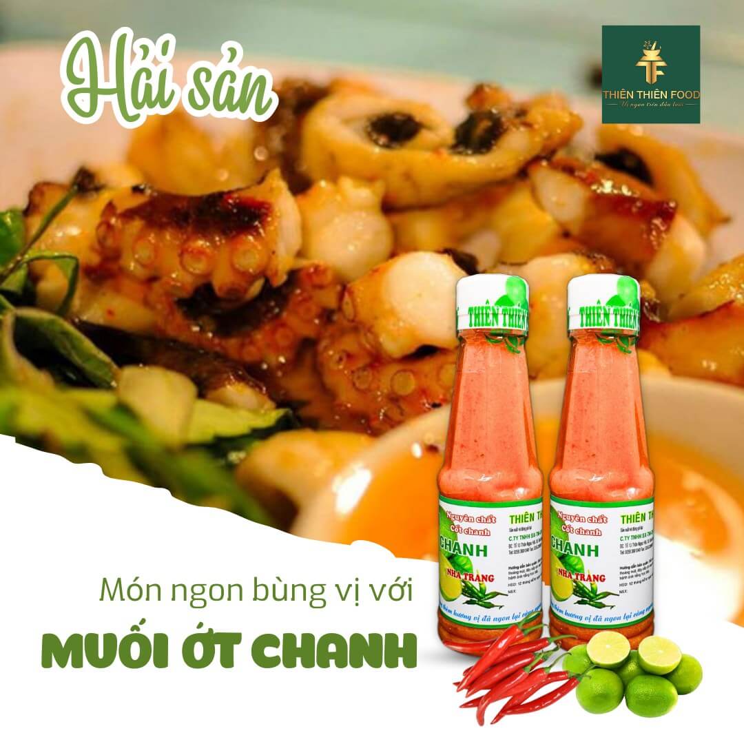 muối ớt chanh Nha Trang là muối chấm không thể thiếu ăn kèm hải sản