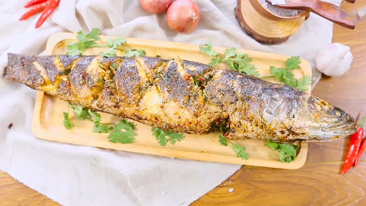 hướng dẫn làm cá nướng sa tế sả ớt