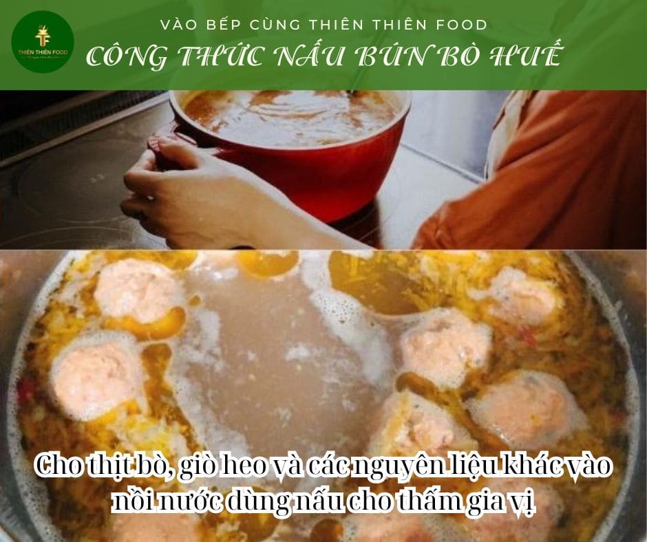 công thức nấu bún bò Huế ngon