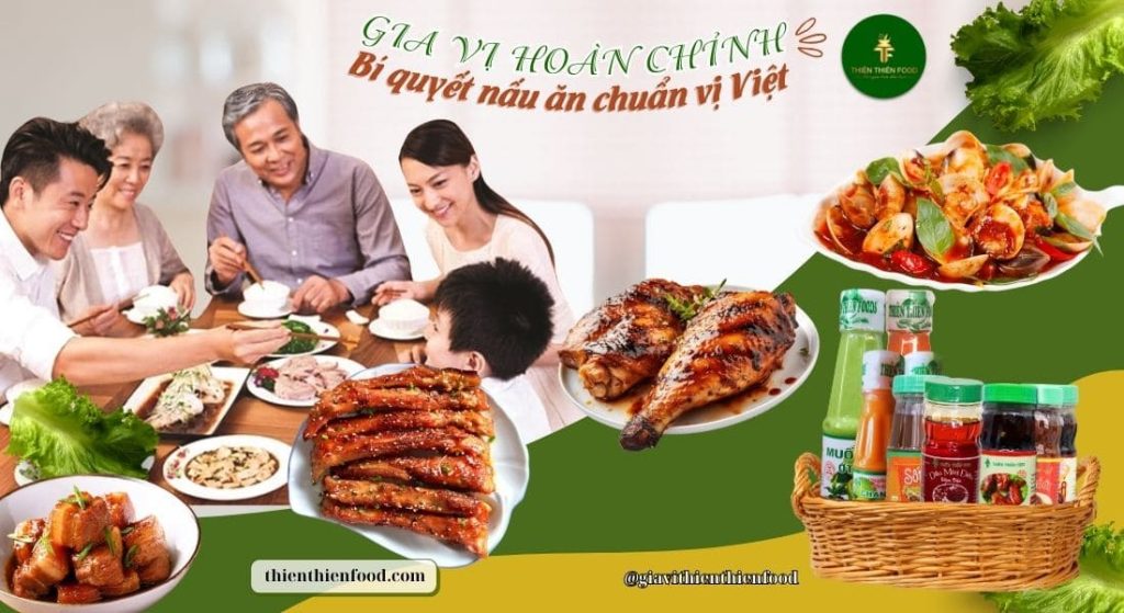 Gia vị hoàn chỉnh: bí quyết nấu ăn ngon, đơn giản, tiện lợi chuẩn vị Việt