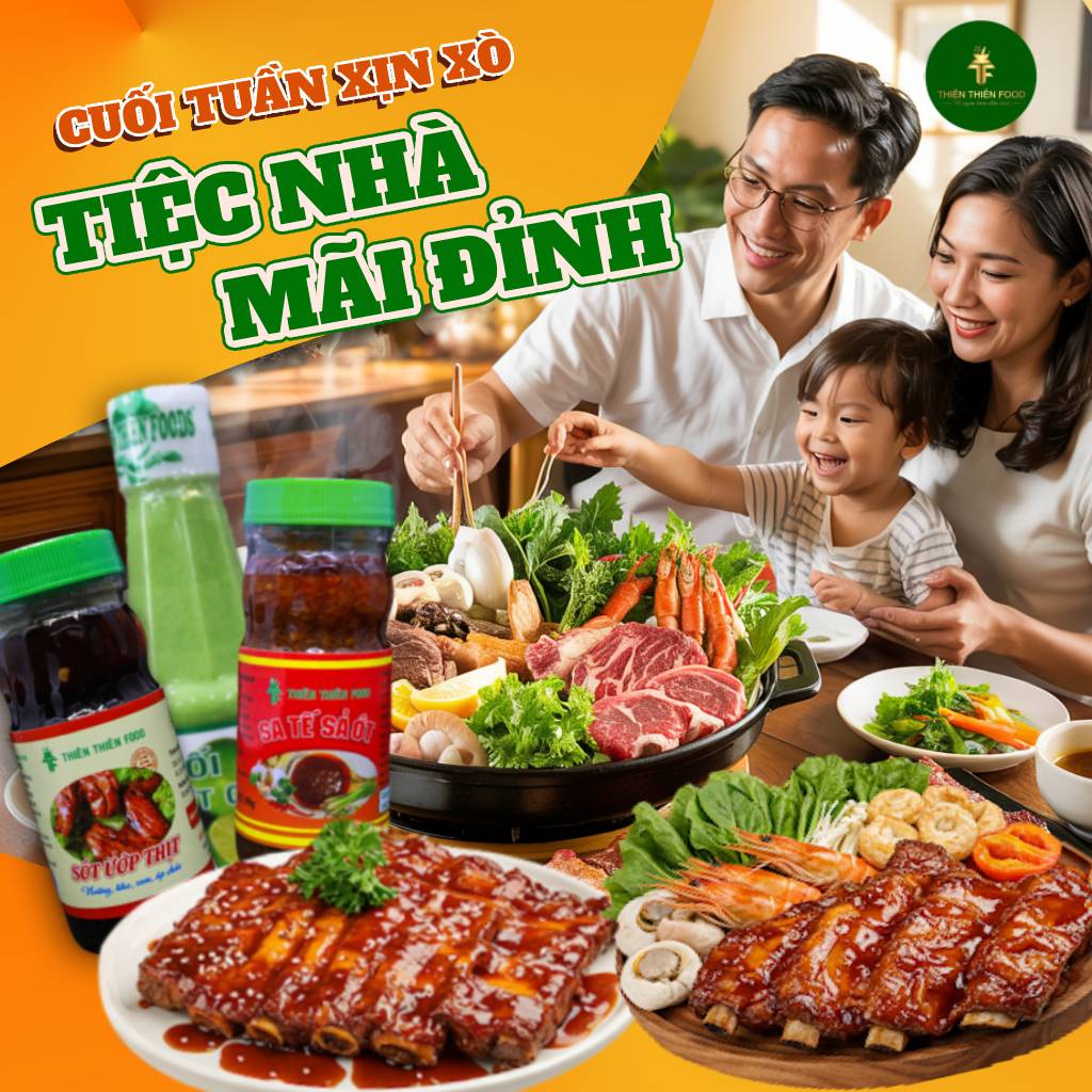 Bí quyết nấu ăn ngon, nhanh gọn với gia vị hoàn chỉnh Thiên Thiên Food